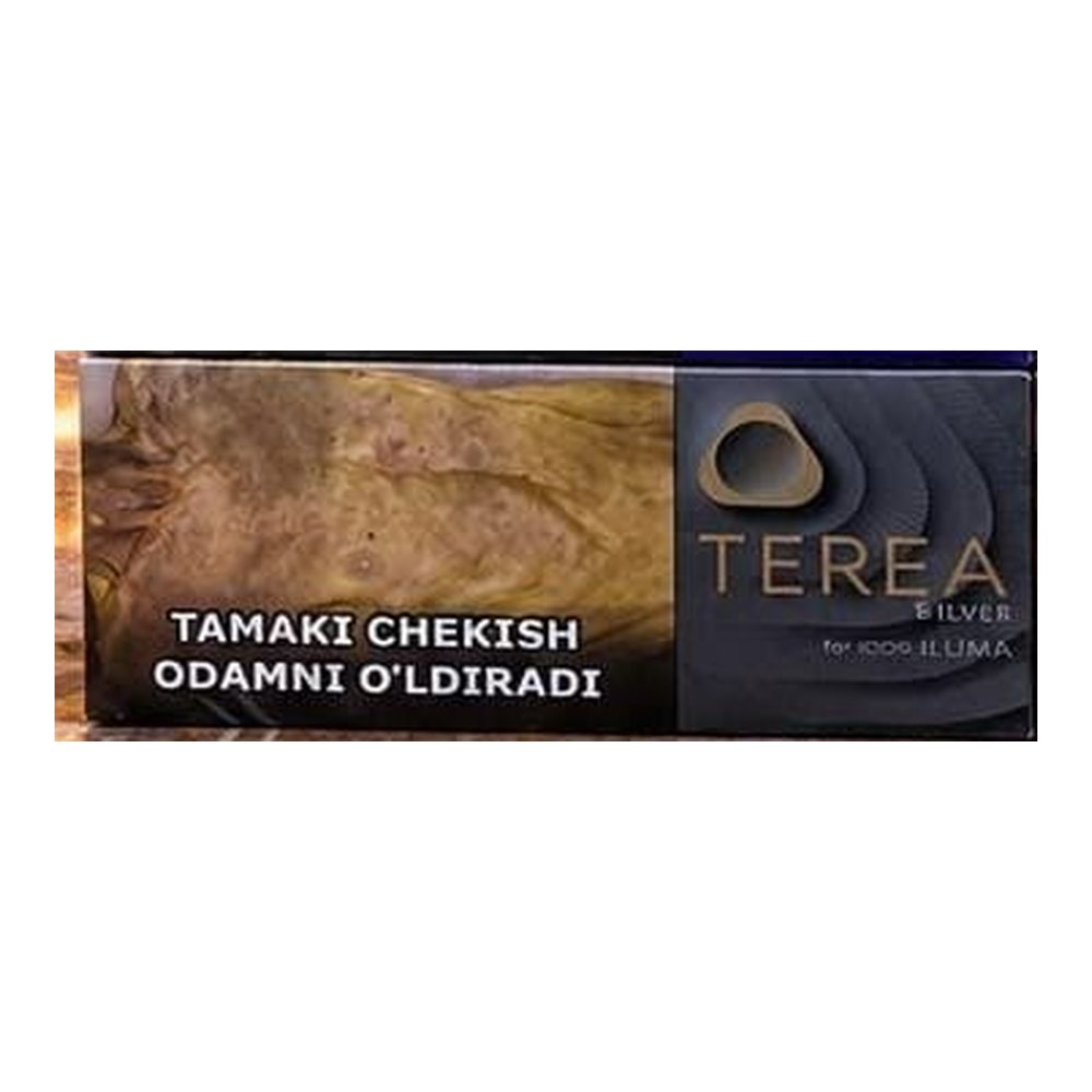 TEREA Silver Uzbekistan pack for IQOS ILUMA
